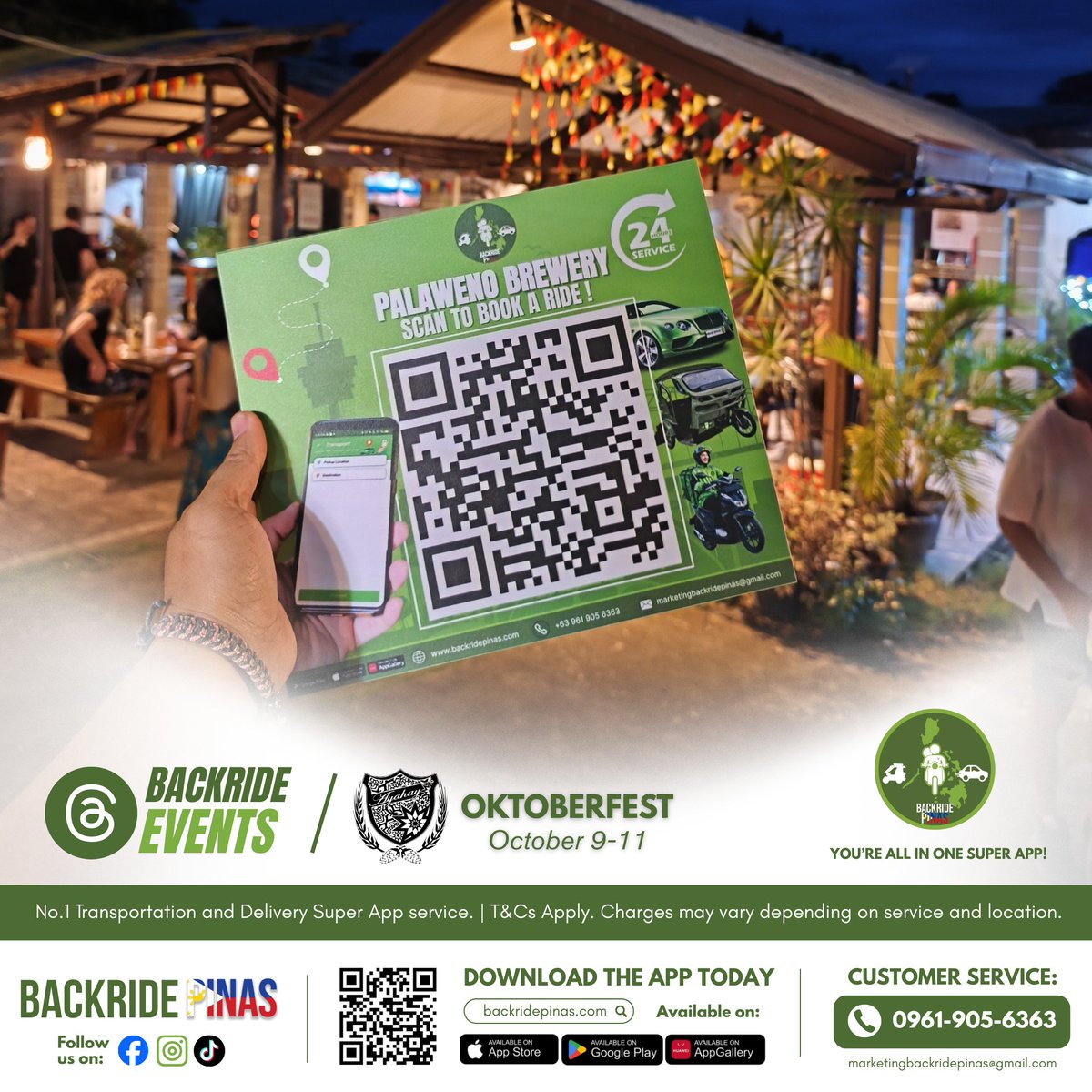 BackridePinas's tweet photo. 𝗖𝗵𝗲𝗲𝗿𝘀 𝘁𝗼 𝗮 𝘀𝘂𝗰𝗰𝗲𝘀𝘀𝗳𝘂𝗹 𝗢𝗸𝘁𝗼𝗯𝗲𝗿𝗳𝗲𝘀𝘁! 🍻

𝗕𝗮𝗰𝗸𝗿𝗶𝗱𝗲 𝗣𝗶𝗻𝗮𝘀 proudly partnered with 𝗣𝗮𝗹𝗮𝘄𝗲ñ𝗼 𝗕𝗿𝗲𝘄𝗲𝗿𝘆 for their epic 3-day celebration last October 9–11. From local brews to live beats, it was a festival to remember! https://t.co/0wrlvX0YDZ