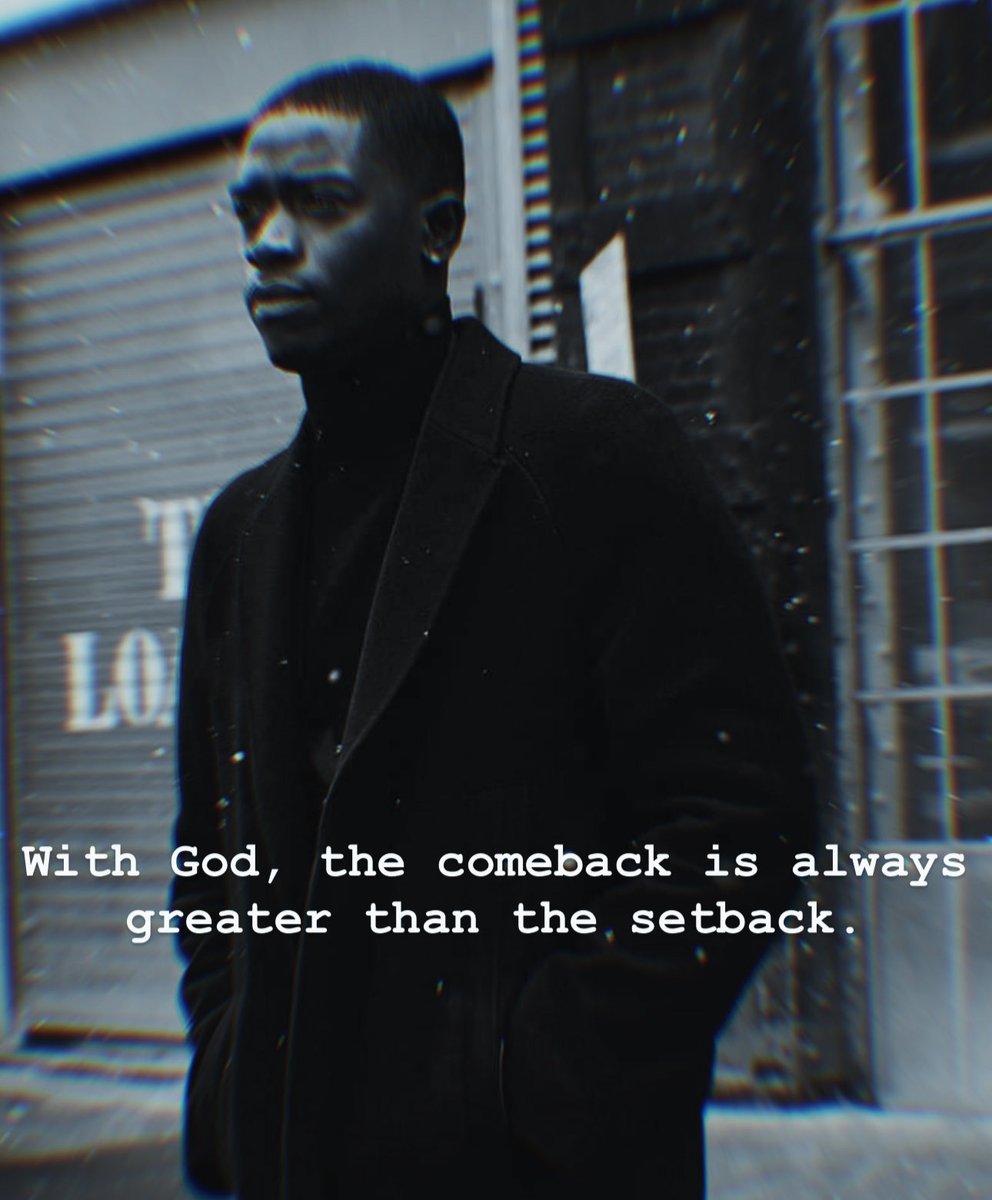 luckelskil's tweet image. That comeback energy hits different with faith. Can’t lose when God’s involved