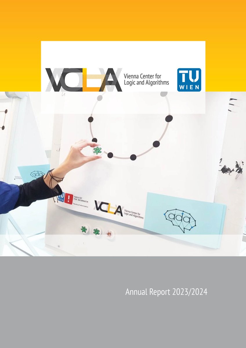 vclaTUwien's tweet image. ✨ Check out our latest annual report and learn more about the activities of the VCLA – promoting international scientific collaboration in logic and algorithms since 2011! 📘
#algorithms #logic #LogiCS
➡️ vcla.at/wp-content/upl…