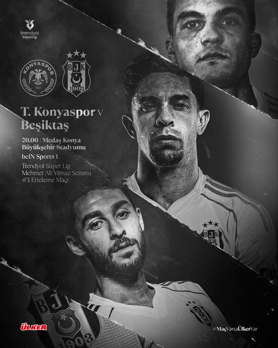 ⚫ MAÇ GÜNÜ ⚪

🆚 Tümosan Konyaspor
🕗 20.00
🏆 Trendyol Süper Lig Mehmet Ali Yılmaz Sezonu 3. Hafta Erteleme Maçı 
🏟 Medaş Konya Büyükşehir Stadyumu
📺 beIN SPORTS 1

<a href="/Ulker/">Ülker</a> | #MaçVarsaÜlkerVar