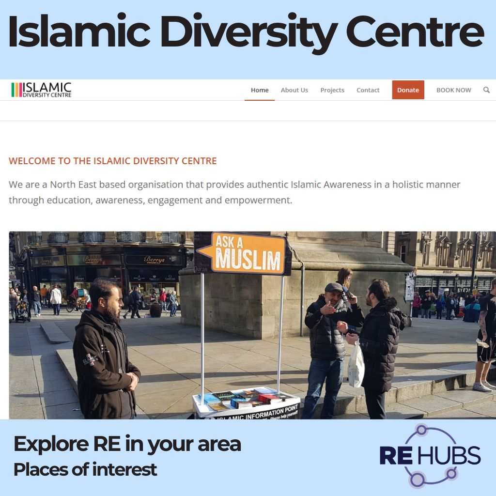 RE Hubs is packed with places of interest to visit including Islamic Diversity Centre (IDC).

🔗Islamic Diversity Centre (IDC) islamicdiversity.org

🔗 Check out all the places of interest on the #REHubs website bit.ly/44Dg6aE