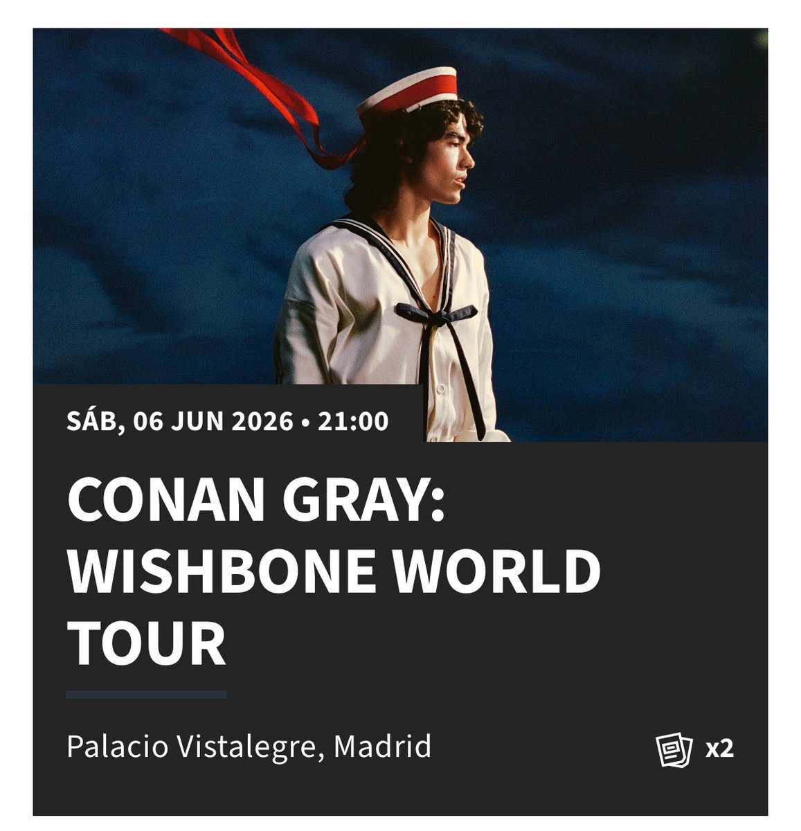 difficultdecode's tweet image. CONAN TICKETS SECURED AFTER THE WORST PRESALE EVER