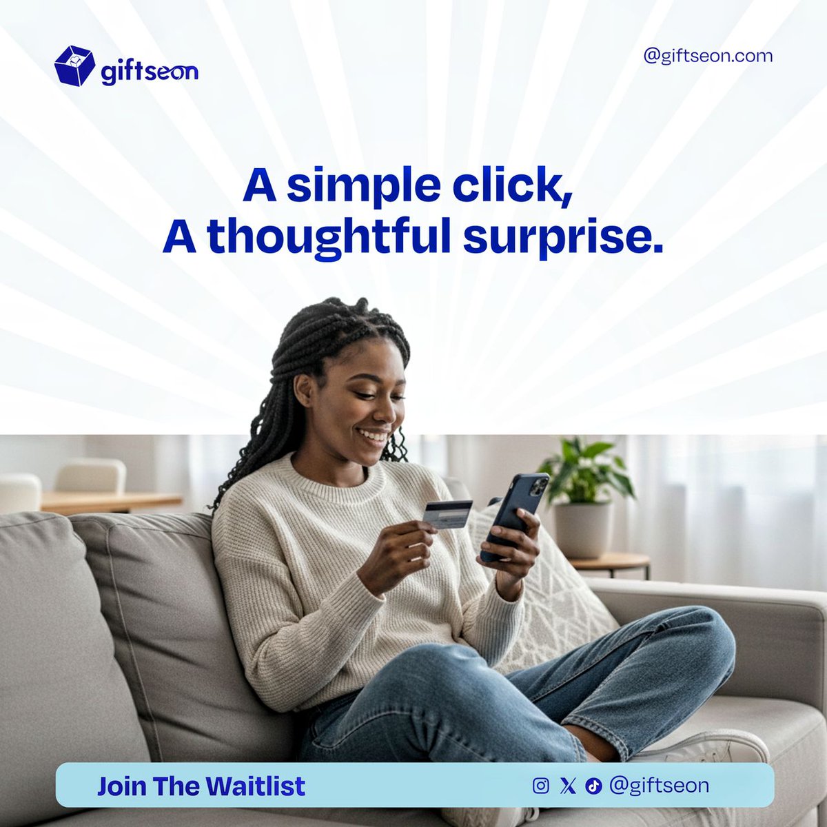 The process of gifting just got easier with Giftseon. 🎁

Get early access here : giftseon.com
