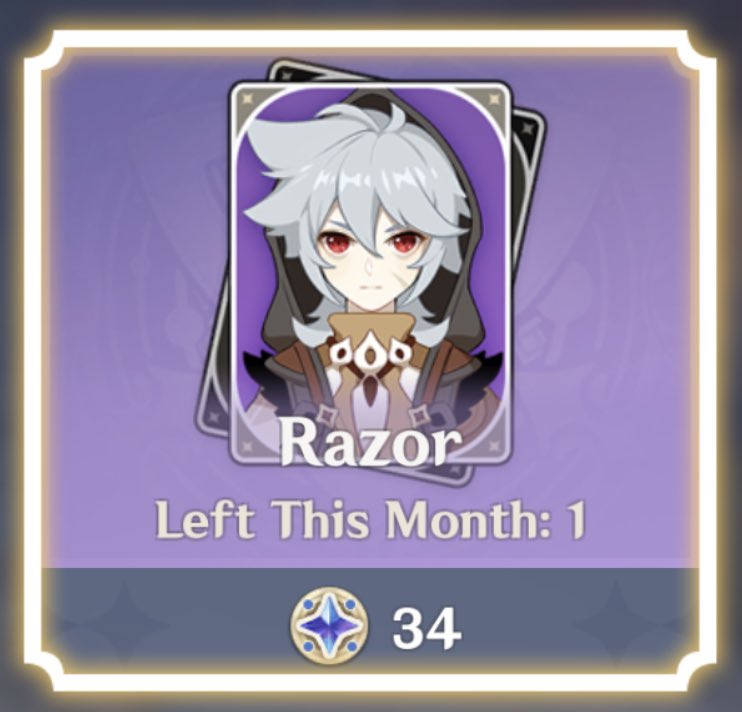 kuuvahki's tweet image. Kinda crazy how you can just buy cons for the newest meta electro DPS from Paimon’s shop