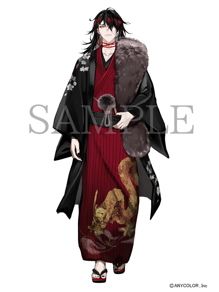 #LuxiemUkiyoe にてヴォックスのビジュアルを担当しました👹🧧
グッズ販売は10/23(木)11:00より開始だそうです！是非チェックしてください！

I worked on Vox’s visual for “Luxiem Ukiyoe”! The goods will go on sale from Thursday, October 23 at 11:00 AM! Check it out!

#NIJISANJI_EN