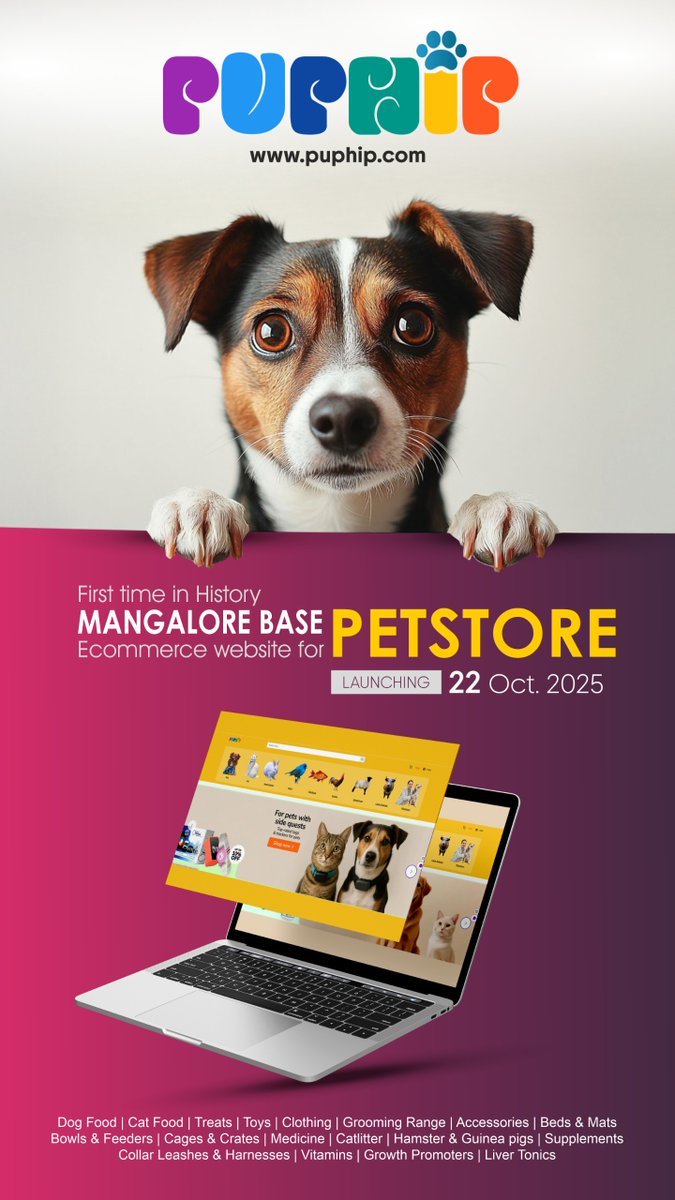 zyplesoftware's tweet image. Exciting Launch Alert! 🛒
Zyple Software is thrilled to announce the successful development and launch of a new E-commerce website for an Online Pet Products Store.
#EcommerceDevelopment #PetStoreOnline #DigitalTransformation #WebDevelopment #PetProducts #OnlineStore