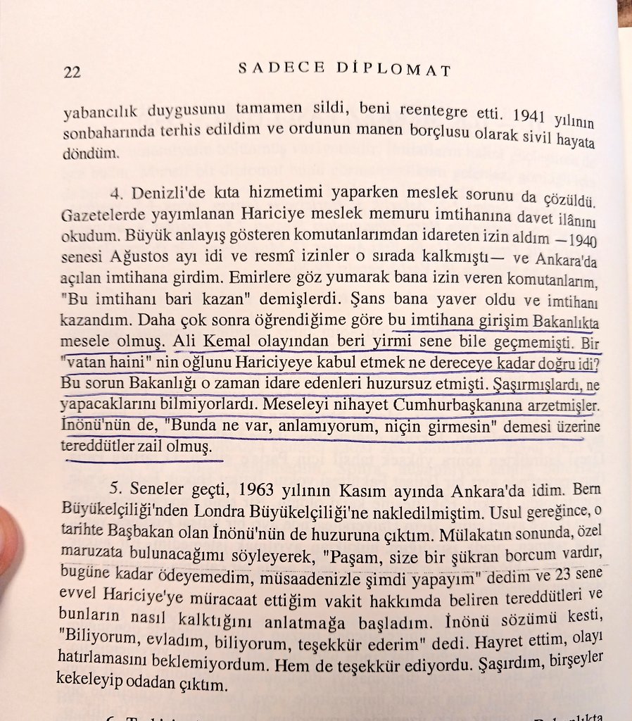 fatihselcuk__'s tweet image. Ali Kemal'in oğlu Zeki Kuneralp, İkinci Dünya Savaşı başlarında Dışişleri Bakanlığında çalışmak üzere sınava girmiş ve başarılı olmuştur. Ancak onun Ali Kemal'in oğlu olması, bakanlık idarecilerinde soru işaretleri yaratmış ve konu İnönü'ye kadar gitmiştir. İnönü'nün konuya