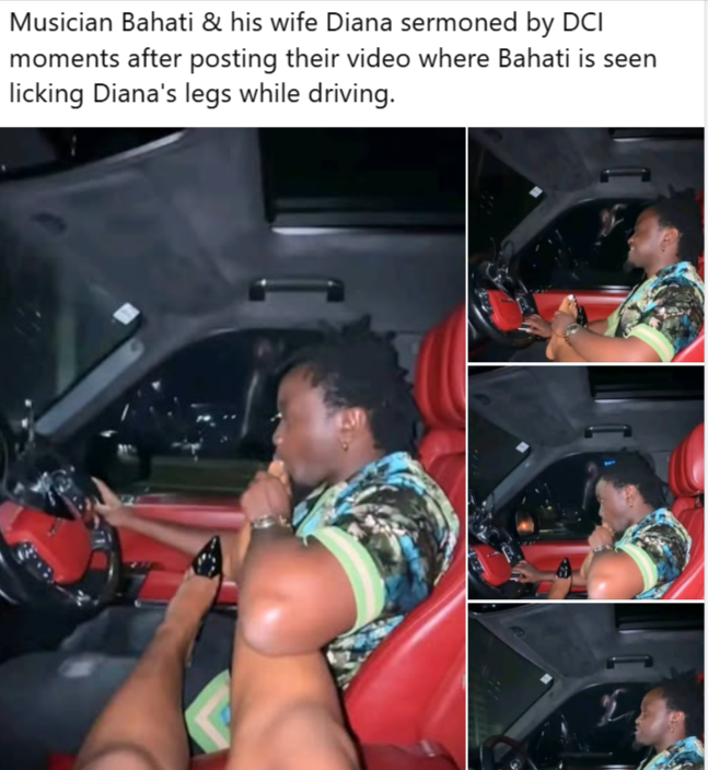 The viral video showing a musician licking his spouse’s foot while driving is a clear display of recklessness and disregard for road safety. The Office of the Director of Public Prosecutions and the Ethics and Anti-Corruption Commission must take firm action and charge the