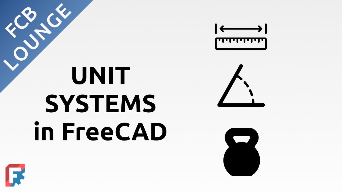 #FreeCAD enables users to set up units through unit system. This  #tutorial explains how these unit systems work. 
 
#OpenSource #FCBLounge 
 
youtu.be/5QAMDaVFdm4