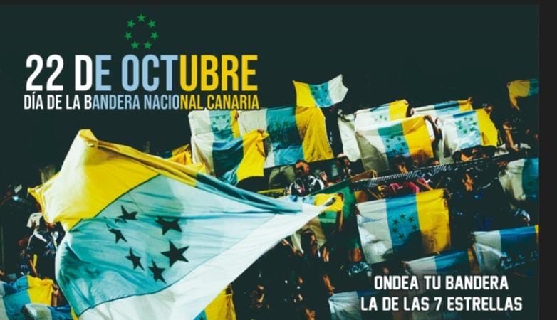 Felicidades 
Gran día para las Islas Canarias 
Nuestra bandera nacional, la verdadera, la de la dignidad de un pueblo