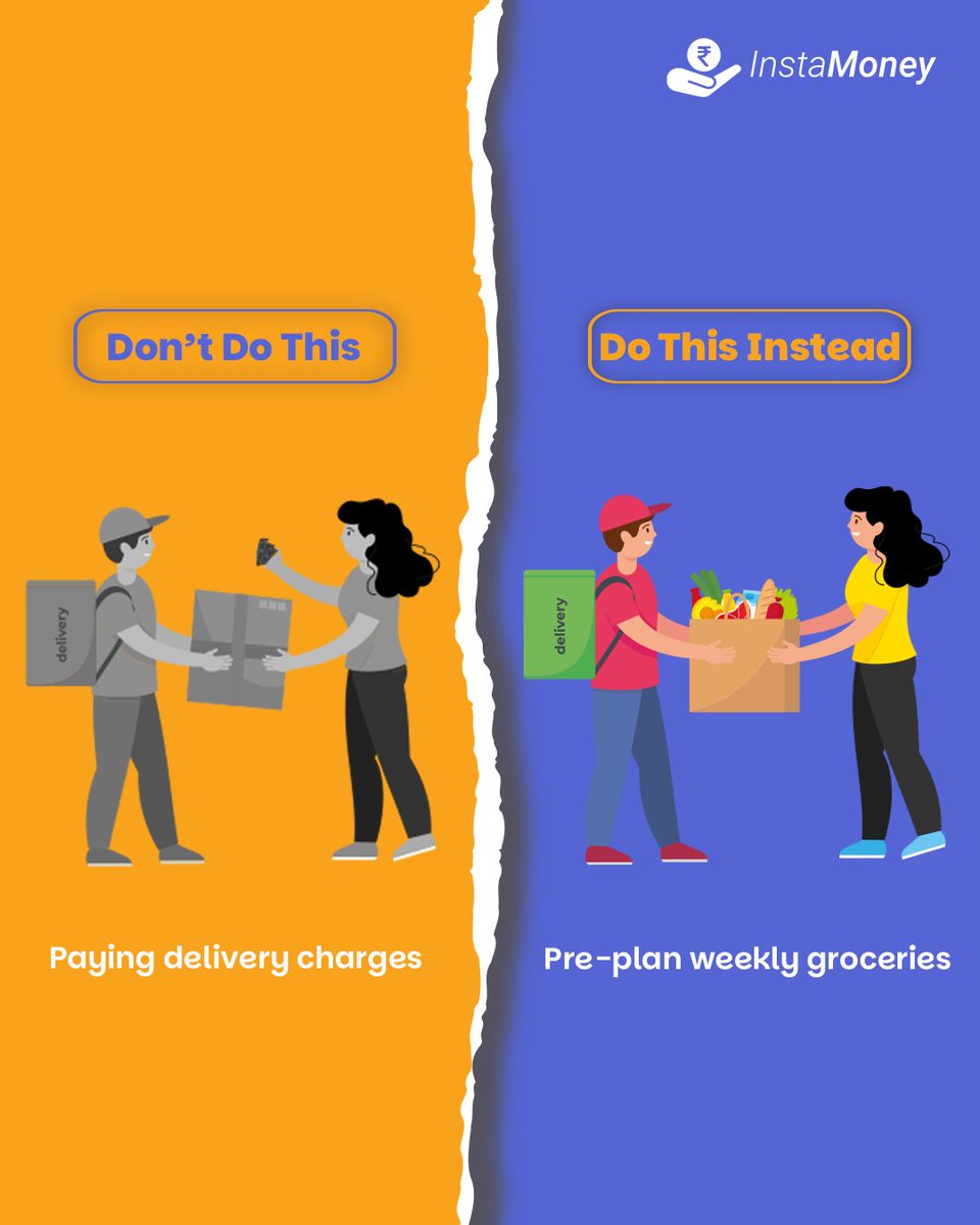 It’s easy to overspend when you spend every day. Plan your weekly expenses, skip the extra delivery fees, and save more than just time.

Follow InstaMoney for more financial tips and tricks!