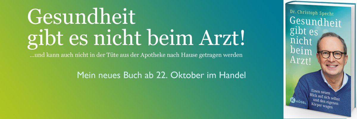 Heute ist es soweit: "Gesundheit gibt es nicht beim Arzt!", mein neues Buch ist raus! Um ca. 14 Uhr hat mich <a href="/RTL_com/">RTL</a>  zu #Punkt12 eingeladen, es vorzustellen. Ich freu mich drauf! Ein paar Exemplare sollen auch verlost werden! Also bis gleich tinyurl.com/2a84ba38