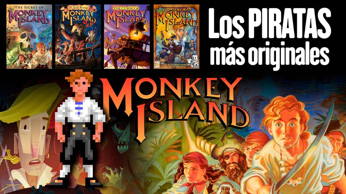 ¡Marineros del retro! 🏴‍☠️ <a href="/YedaiJamao/">JMV</a> nos sumerge en su impresionante colección de ediciones físicas de Monkey Island. Descubre el humor loco de Guybrush y LeChuck en estas versiones míticas. 
elmundodelspectrum.com/los-piratas-ma…
#MonkeyIsland #AventuraGrafica #Piratas #Coleccionismo