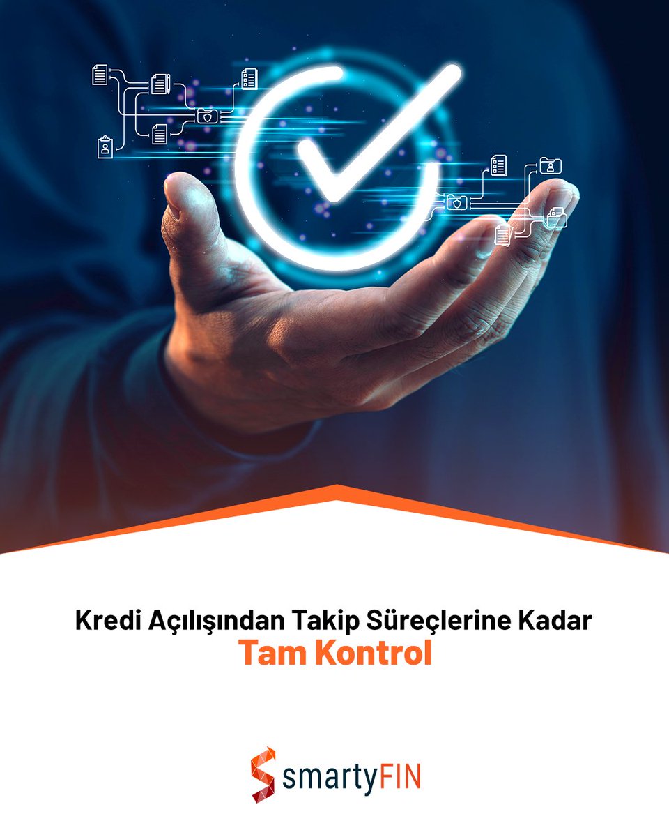 Smartera_'s tweet photo. ⭐ SmartyFIN, kredi açılışından tahsilata kadar tüm süreci tek bir platformda toplar. Başvuru, değerlendirme, risk analizi ve takip aşamaları sorunsuz şekilde ilerler.  

#Smartera
#FinTech
#Finans https://t.co/H8x4Ifzxkn