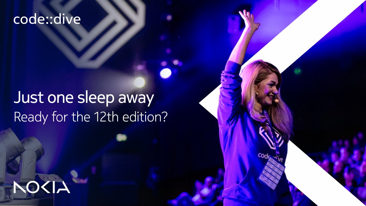 code_dive_pl's tweet image. Tomorrow, code::dive 2025 begins in Wrocław & online! 🔥
Join developers globally for 3 stages of talks shaping tech's future. Live stream 8:30 AM: youtube.com/@codediveconfe…
Agenda: codedive.pl/#agenda
See you! 👋
#codedive #ITconference