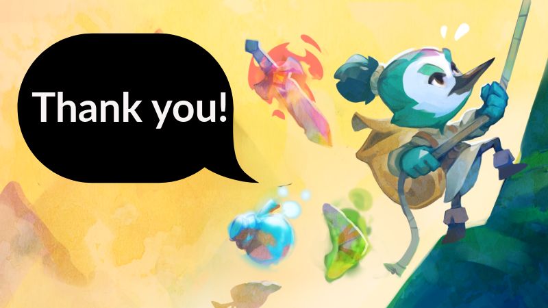 Mudita_Games's tweet image. Thank you to everyone who took the time to give us feedback during #NextFest ! We received lots of positivity and constructive criticism.
We&apos;ll be back in a couple of weeks with the playtest, so stay in touch if you&apos;d like to #betatest our future features!