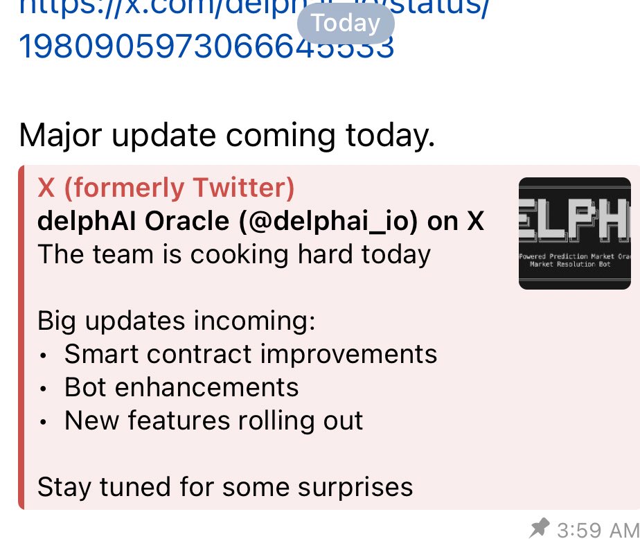 CryptoExpert101's tweet image. @SpiderCrypto0x stop aping shitters and ape the real tech! Lol

&amp;gt; github.com/delphai-io
&amp;gt; github.com/delphai-io/con…

Run it through any analyzer and see #DELPH code is flawless.

@delphai_io is an oracle for BSC and there aren’t many or almost none right now…

Major update later…