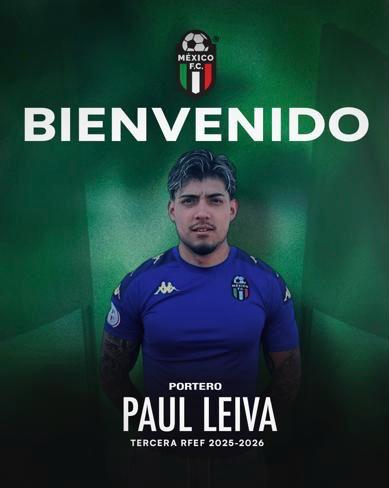 agencyemmsports's tweet image. Damos la bienvenida a @agencyemmsports al portero Paul Leiva portero del Mexico FC de 3 RFEF grupo VII de Madrid. Que nuestro futuro sea por mucho tiempo y con muchos exitos.
#eduardomoya #agencyemmsports #agentefifa #paulleiva #mexicofc