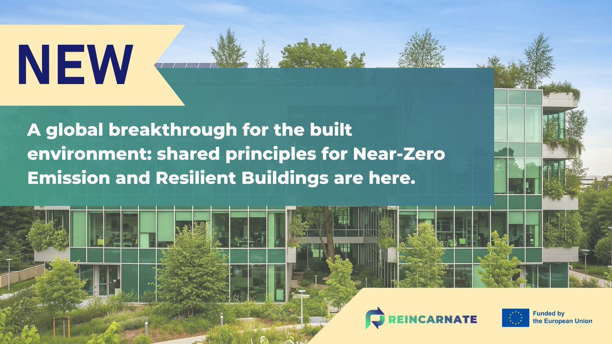 Global Consensus on Near-Zero Emission and Resilient Buildings #NZERBs🌍

Under the #BuildingsBreakthrough initiative launched at <a href="/COP28_UAE/">COP28 UAE</a> , 29 countries agreed on shared principles for #NZERBs, steering global #decarbonisation &amp; resilience by 2030.

 👉 linkedin.com/posts/reincarn…