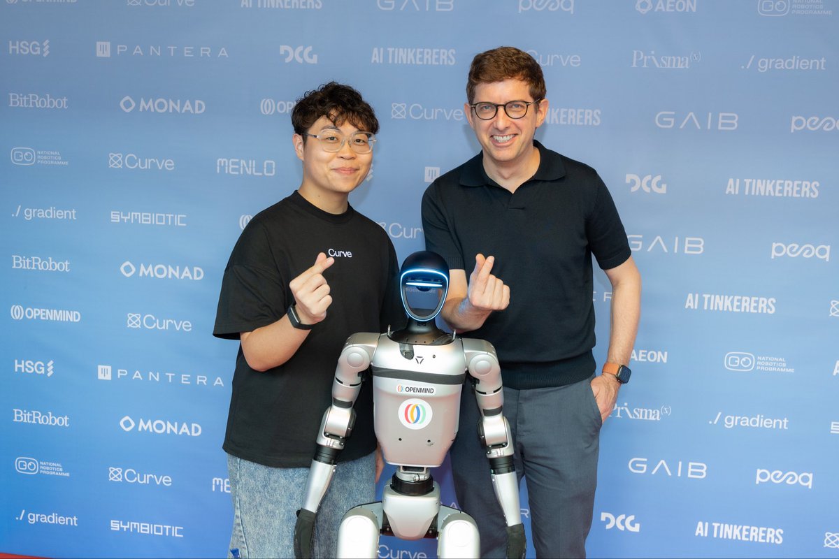 curve_labs's tweet image. Relive the first Open Robotics AI Forum held in Singapore, joint by friends from @menloresearch, @Tesseract_Art, EDB, IMDA, National Robotics Program, Hyundai CRADLE, DCG, Pantera, The Generative Beings, Auki Labs, Monad, Virtuals Protocol, Kabam Robotics, and more.
