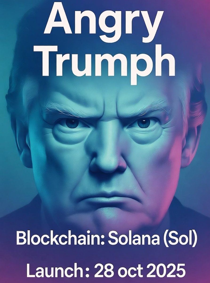 AngryTrump001's tweet photo. Are you ready ?6 Days left 🥳🥳
Iam Angry Trumph loading 10,000x pumping 

Like and follow 6 days left only 
@AngryTrump001 @8l99l @binance @coinbase @CoinMarketCap @CZArmy01 @DefiSparco @MrDariBoss @pumpdotfun @Sarah_GreenOk @solana @rovercrc https://t.co/qxJxJH96iR