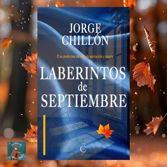 🏘️🦋Reseña de Laberintos de Septiembre de Jorge Chillón. Publicada en 2025 tiene 262 páginas. 
Comenzamos la historia conociendo a un supuesto escritor al que se le aparece casi a diario su madre ya fallecida. 
En una de esas noches en vela, el fantasma de su madre le dice que su