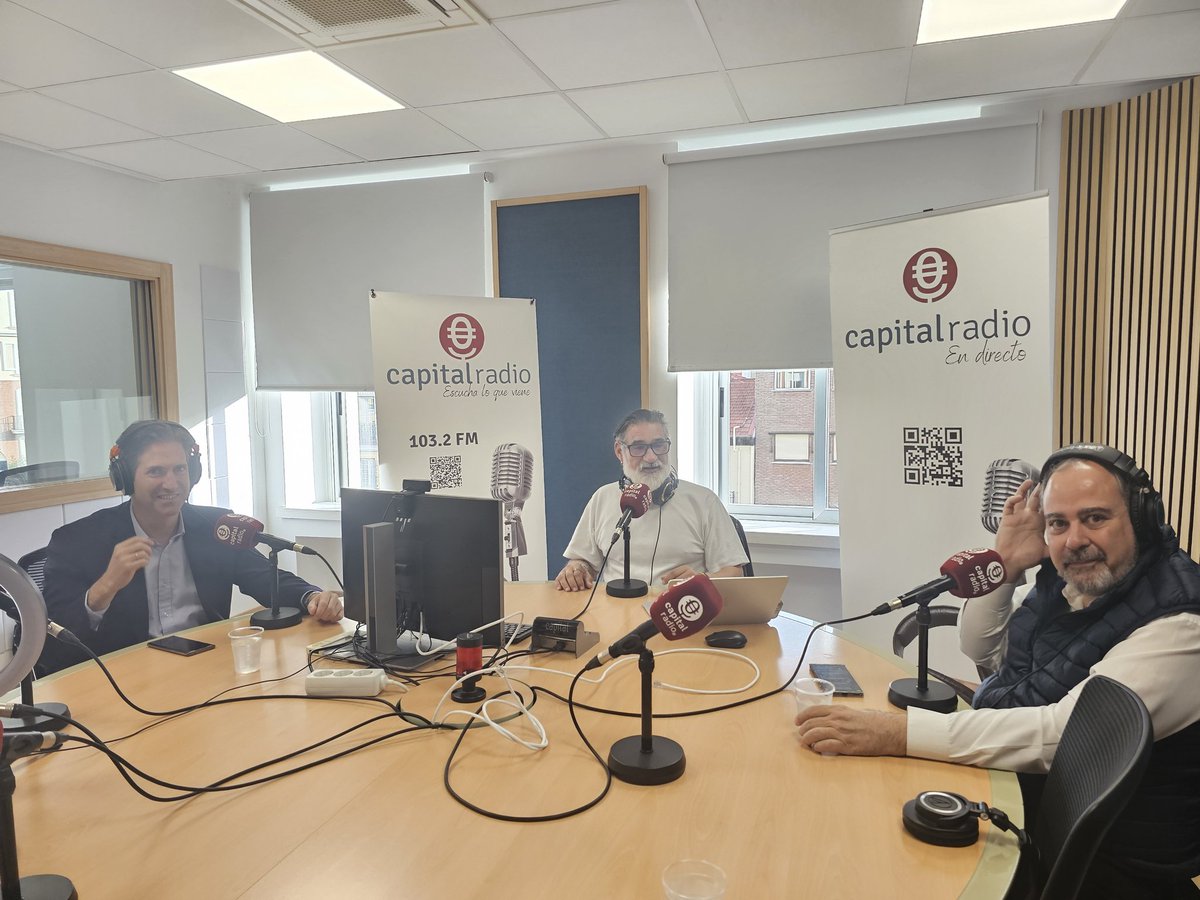 COGITIM (@cogitimadrid) on Twitter photo 🔴 #ConectaIngeniería/ Hoy nos visitan Rodrigo Ruiz y Moisés Labarquilla de <a href="/solaxpower/">SolaX Power</a>, líder en soluciones solares con más de 100 patentes y 500 certificaciones internacionales. #innovación, #producción y servicio integral para impulsar la energía del futuro. 
📻 <a href="/CAPITALRADIOB/">CAPITAL RADIO</a> 🔴 #ConectaIngeniería/ Hoy nos visitan Rodrigo Ruiz y Moisés Labarquilla de <a href="/solaxpower/">SolaX Power</a>, líder en soluciones solares con más de 100 patentes y 500 certificaciones internacionales. #innovación, #producción y servicio integral para impulsar la energía del futuro. 
📻 <a href="/CAPITALRADIOB/">CAPITAL RADIO</a>