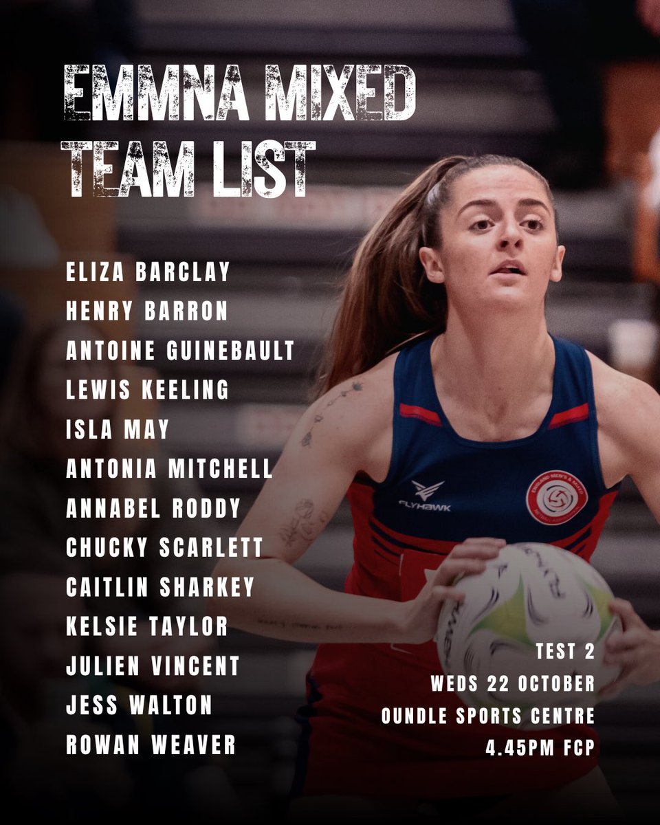 EnglandMMNA's tweet image. Ready for test 2 💪

#netball #mixednetball #mensnetball #trailblazers
