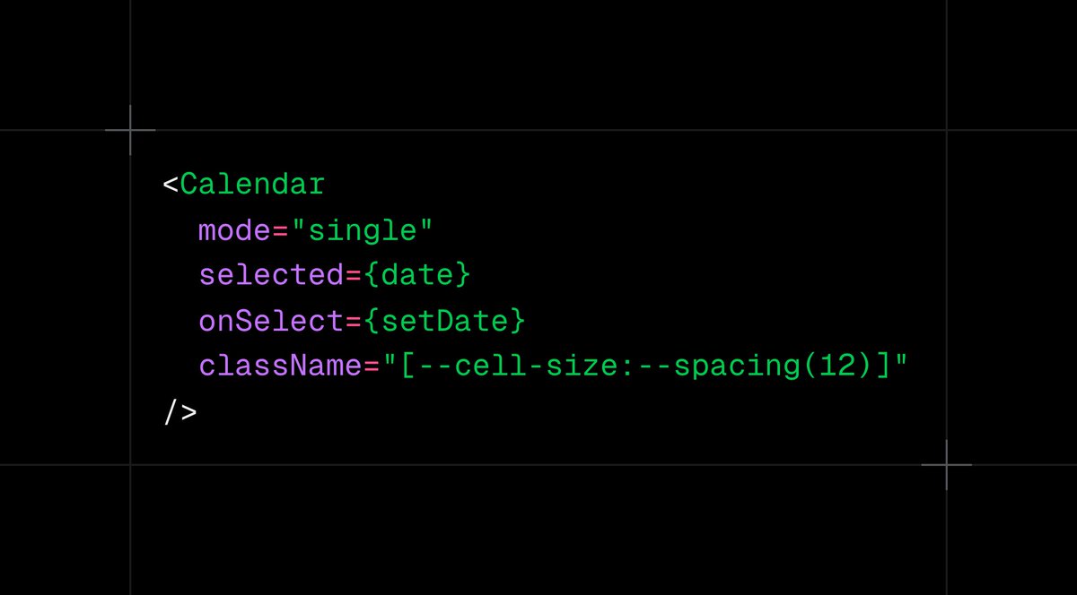 <a href="/awpthorp/">Alex 💪</a> Use the --cell-size variable to adjust the calendar and cell sizing.