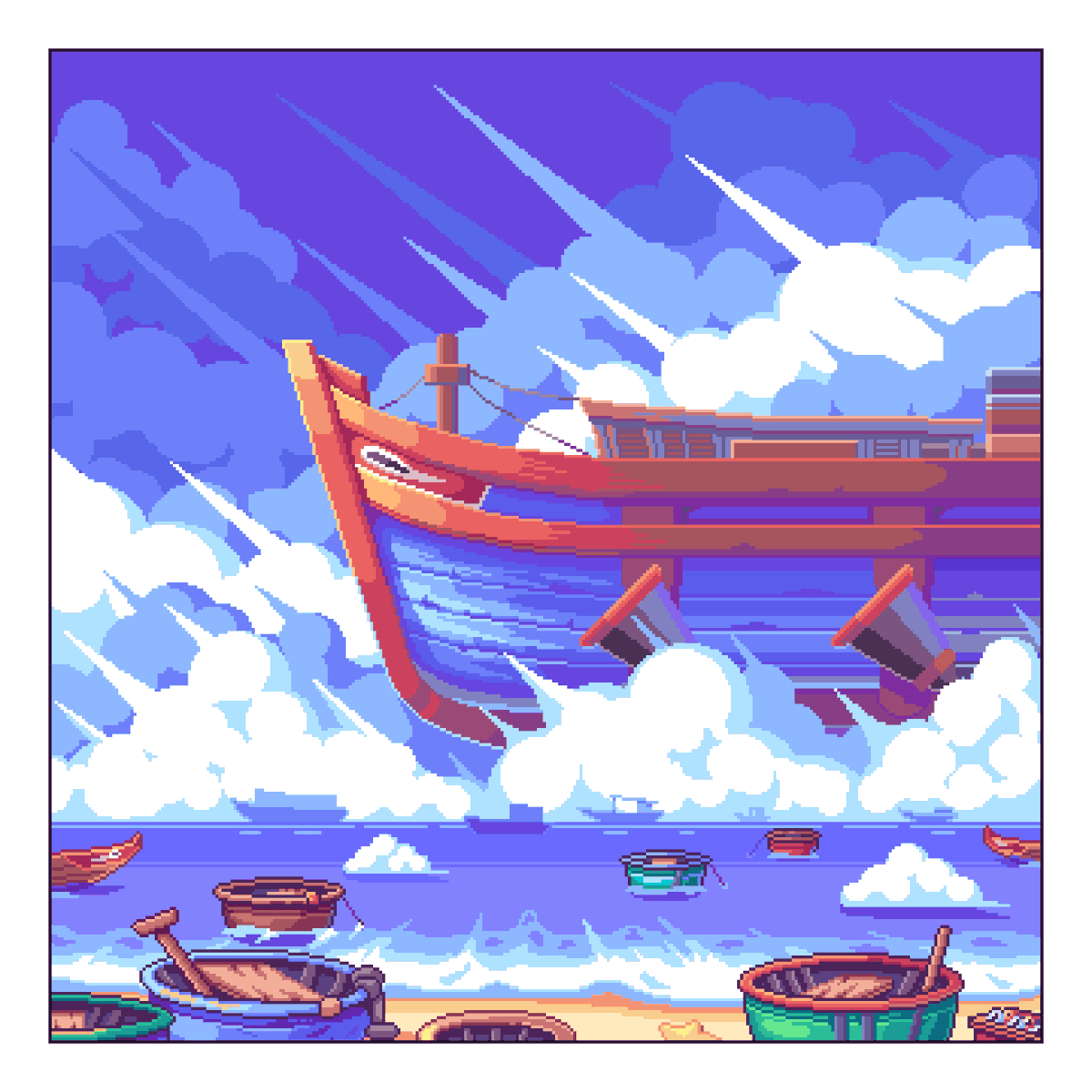sgampagani's tweet image. My world is made from the sea