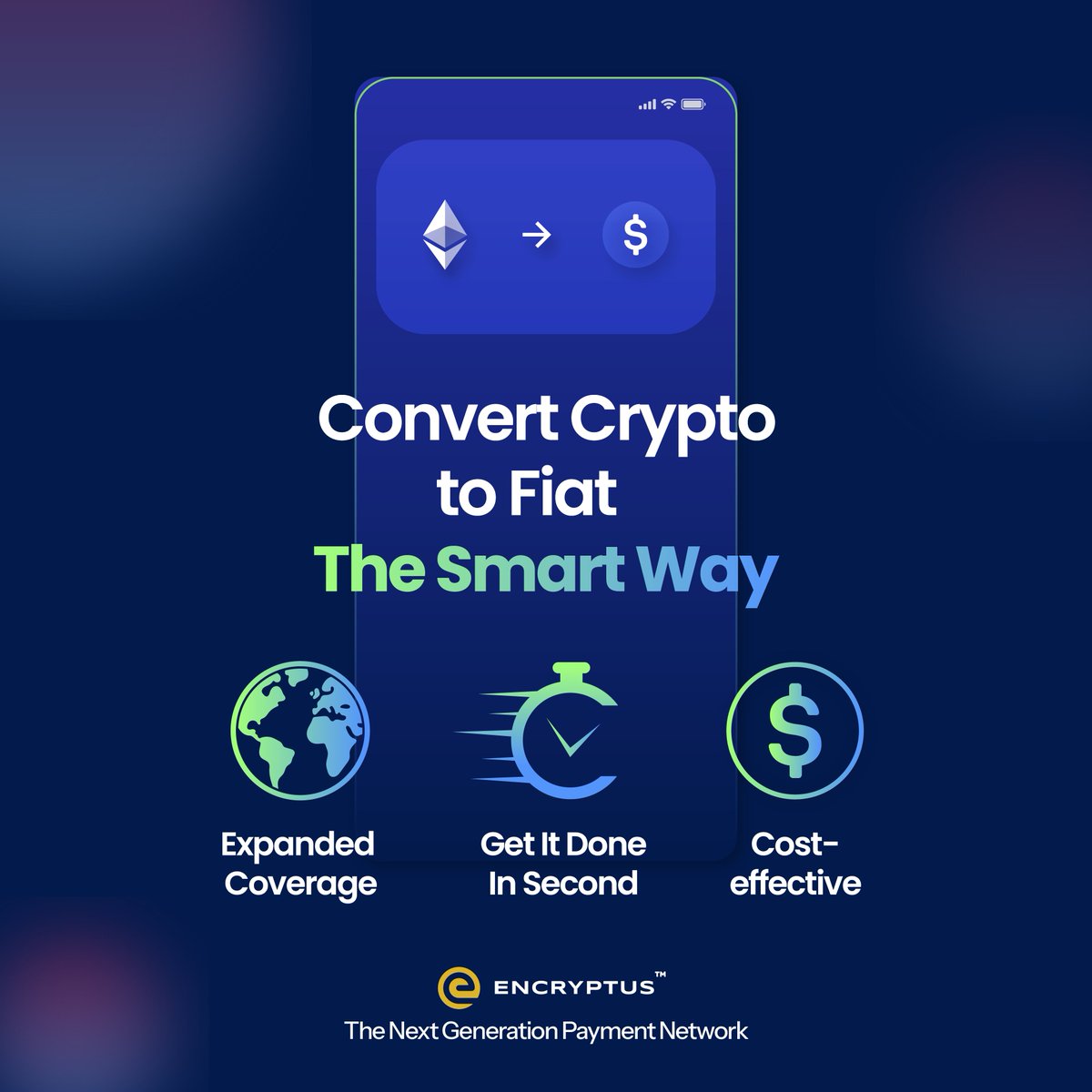EncryptusGlobal's tweet photo. Your payment platform deserves more! 🌟
@EncryptusGlobal powers #crypto-to-fiat #offramping in 80+ countries, helping you unlock real-world payments effortlessly.
💸 Cost-saving. ⚡️ Instant. 🌎 Global.
🤝Ready to expand your #payout network? Integrate with our API today!
.
. https://t.co/9TMyG5ehsR