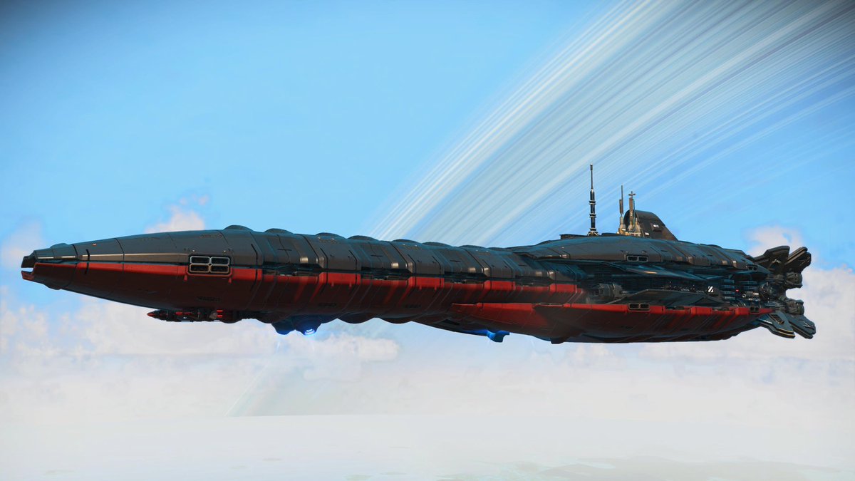 ACE_RM5M's tweet image. 新たに潜水艦型コルベットを作ってみました🥰
#NoMansSky 
#ノーマンズスカイ