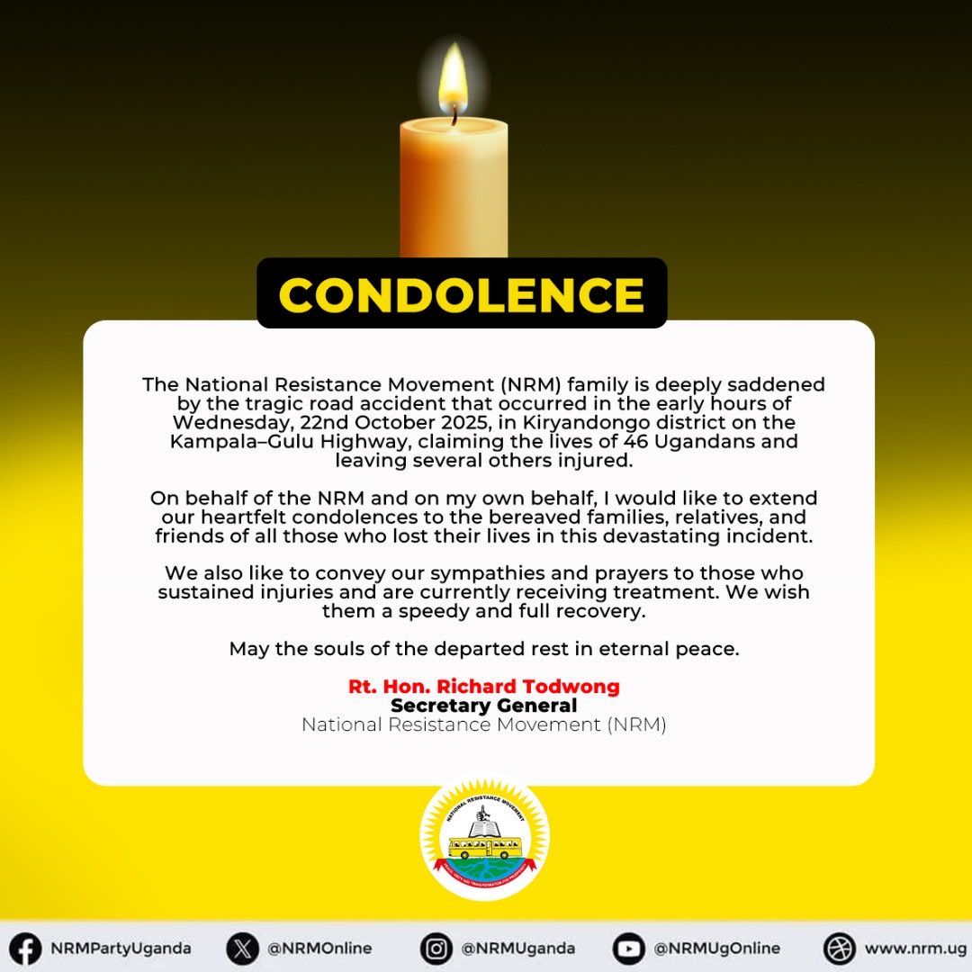 TodwongR's tweet image. CONDOLENCE MESSAGE!