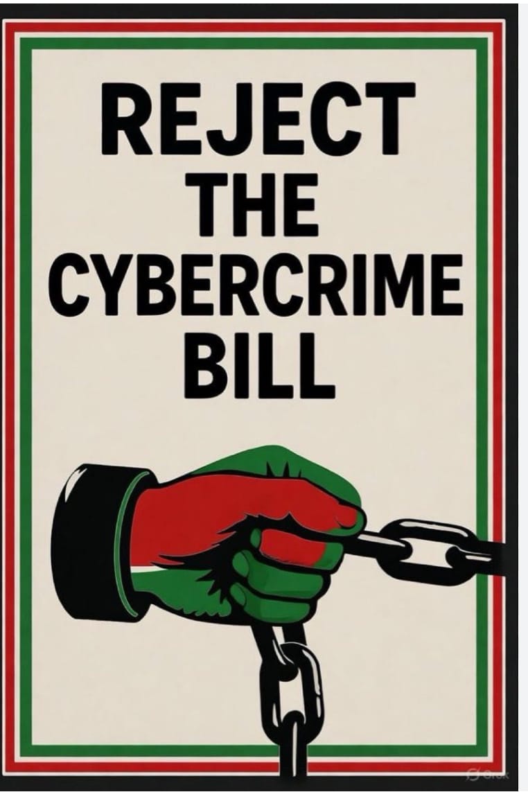 The Cybercrime Bill is turning Kenya’s youth from creators to criminals. We need innovation, not intimidation. #RejectTheCyberCrimeAct