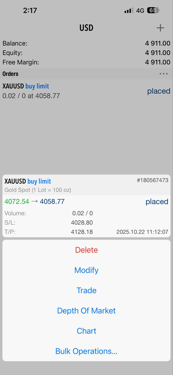 aaalaaamin's tweet photo. Fundingpips is a scam mf.. Today my order didn’t filled after price reached there. Another day it took my stoploss away when the price even hadn’t reached there. https://t.co/FwkGWWHP6B