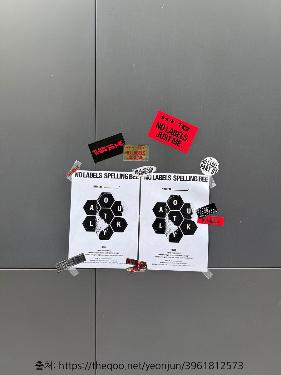 NO LABELS POSTERS ON HYBE!!!!