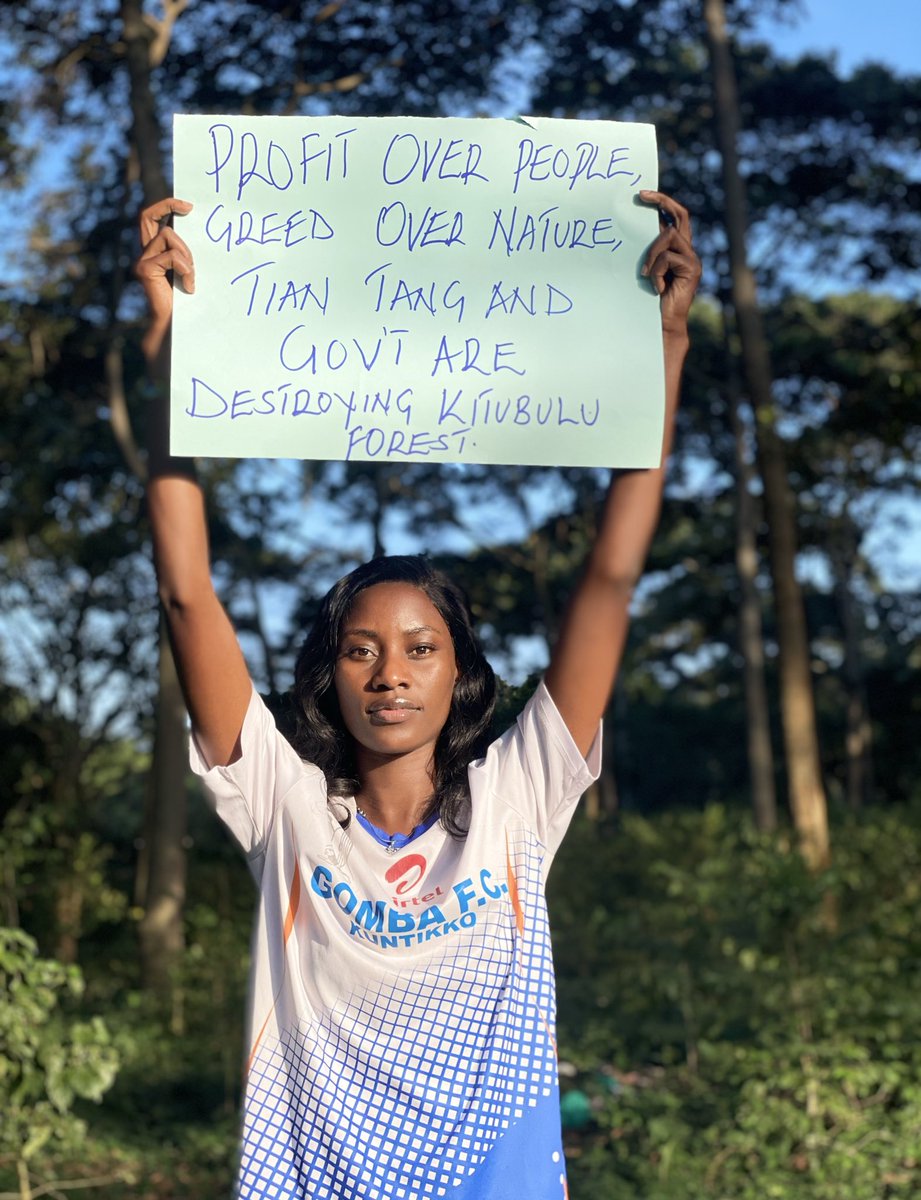 Dear Government of Uganda, we are not against development but not at the cost of life, nature, and our future. Kitubulu Forest is not empty land; it is our lungs. Its only “crime” is being near Entebbe Airport, yet that strategic location has made it a target for destruction.