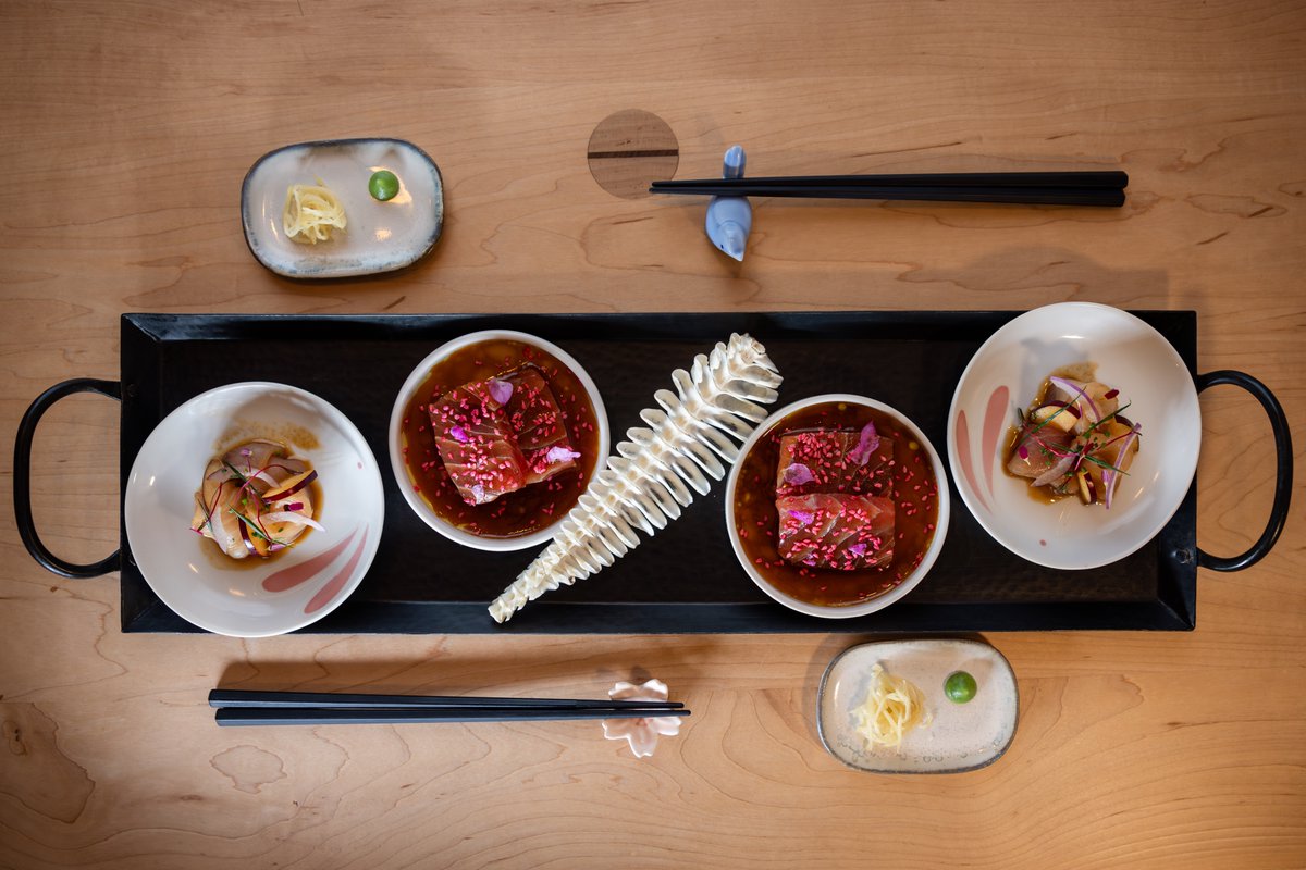 On Saturday evenings, Momiji located on the 2nd floor of Tjing Tjing House in Cape Town invites guests to experience its Omakase Dinner, a sushi-inspired set menu that celebrates the artistry &amp; precision of modern Japanese cuisine - R795 per person 🏯🍽️🇿🇦 restaurants.co.za/tjing-tjing-ho…