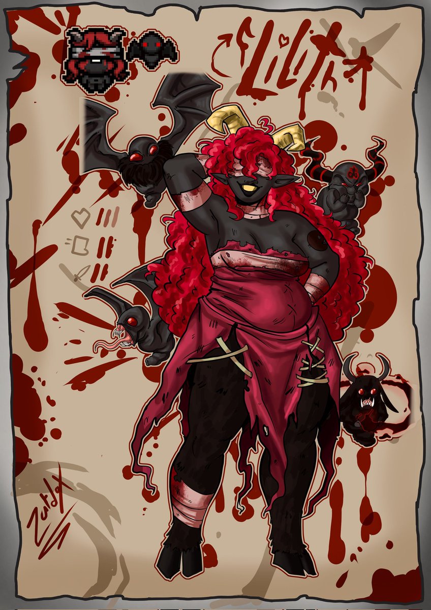 THE CURSE WOMB, LILITH

#thebindingofisaac #tboi #fanart #indiegames #digitalart #gaming #Lilith