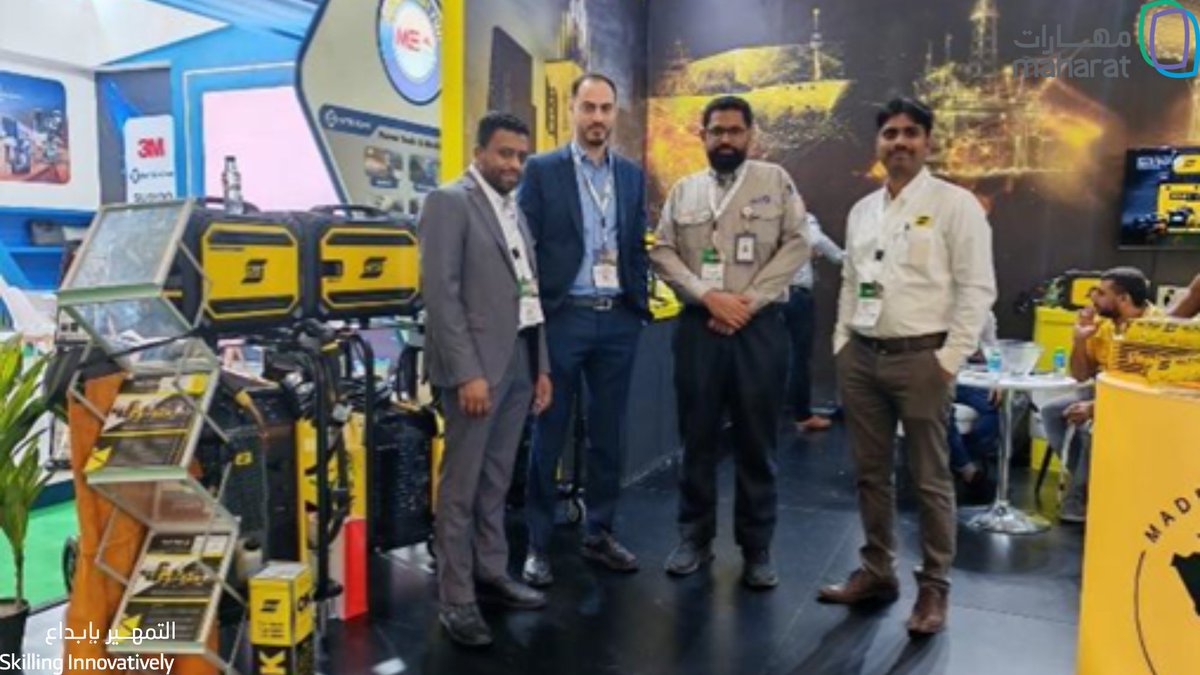 Maharat422940's tweet image. ضمن جهود مهارات لمواكبة تطورات قطاع البناء، زار فريق من الخبراء الفنيين معرض FABEX، المتخصص في تقنيات المعادن، والصلب، واللحام، والأتمتة. الزيارة عززت اطلاع الفريق على أحدث التقنيات، وأسهمت في بناء جسور تواصل مع شركاء محتملين لدعم تطوير التدريب المهني.#FABEX2025 #MCTC
