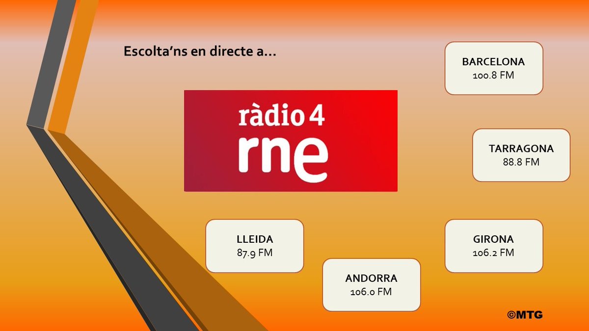 A les 21:05h s’emet l'edició de L'<a href="/altraradio/">L'altra ràdio</a> de <a href="/radio4_rne/">radio4_rne</a> del cap de setmana del 25 d’octubre. Escolta'ns en FM, TDT o per Internet rtve.es/alacarta/audio… I a l’àrea metropolitana de Barcelona en DAB+ i a Balears a la TDT.