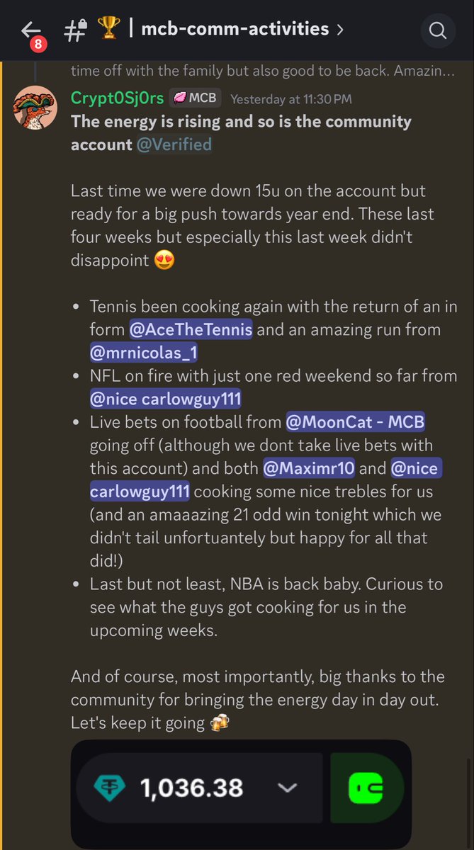 The MCB fam is cooking