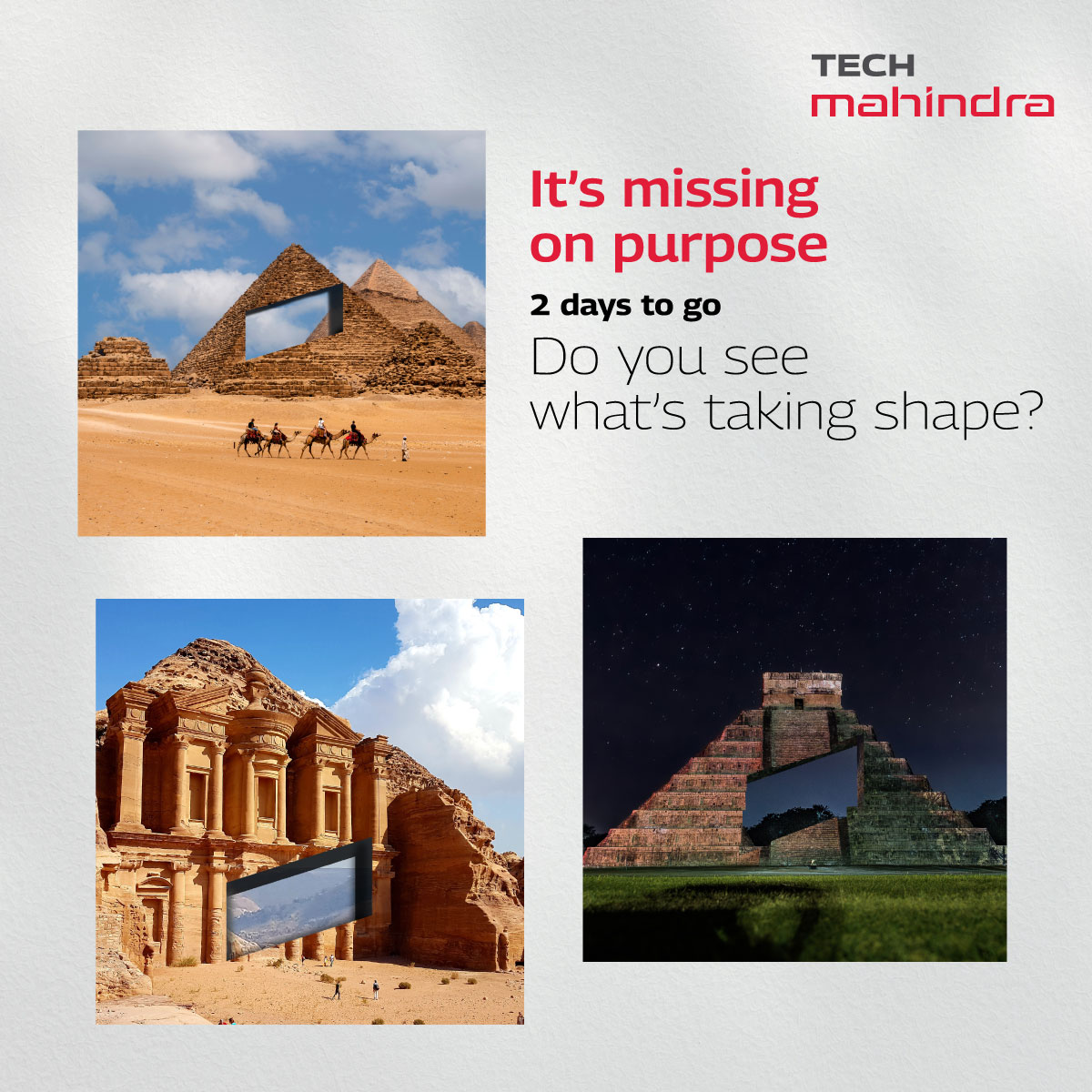 tech_mahindra's tweet image. 48 hours till the missing piece finds its way home!! BIG REVEAL soon.

#ScaleAtSpeed #TechMahindra #IamTechM