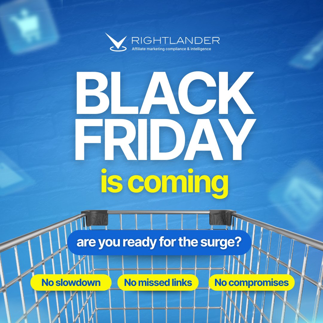 🛍️ Black Friday = big traffic &amp; big opportunity.
But with higher volumes comes risk: missed links, hidden sources, lost visibility. Rightlander Discovery uncovers untracked affiliate traffic—quietly, fast, and without slowdown.
👉 Maximise every click with Rightlander.