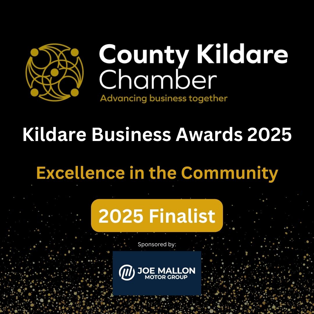We’re thrilled to be named a finalist for the Excellence in the Community Award at this year’s Kildare Business Awards, organised by the County Kildare Chamber.
At Powercomm Group, community is at the heart of everything we d