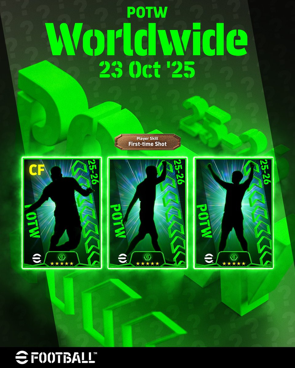 POTW : Worldwide 23 Oct ‘25 🟢⚡️

#eFootball2026 | #eFootballHUB