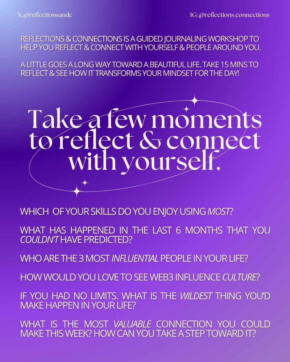 Reflections & Connections ✨ tweet media