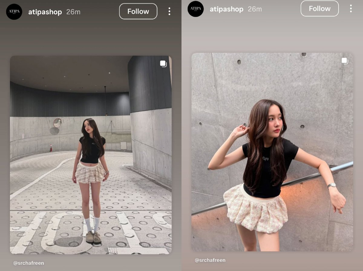 freenguides's tweet image. Atipashop IG storie with Freen
🔗instagram.com/stories/atipas…
🔗instagram.com/stories/atipas…
🔗instagram.com/stories/atipas…
🔸Loving this top Freen’s wearing. You can shop it through the link
🔗linktr.ee/atipashopp
#srchafreen #atipashop #atipa