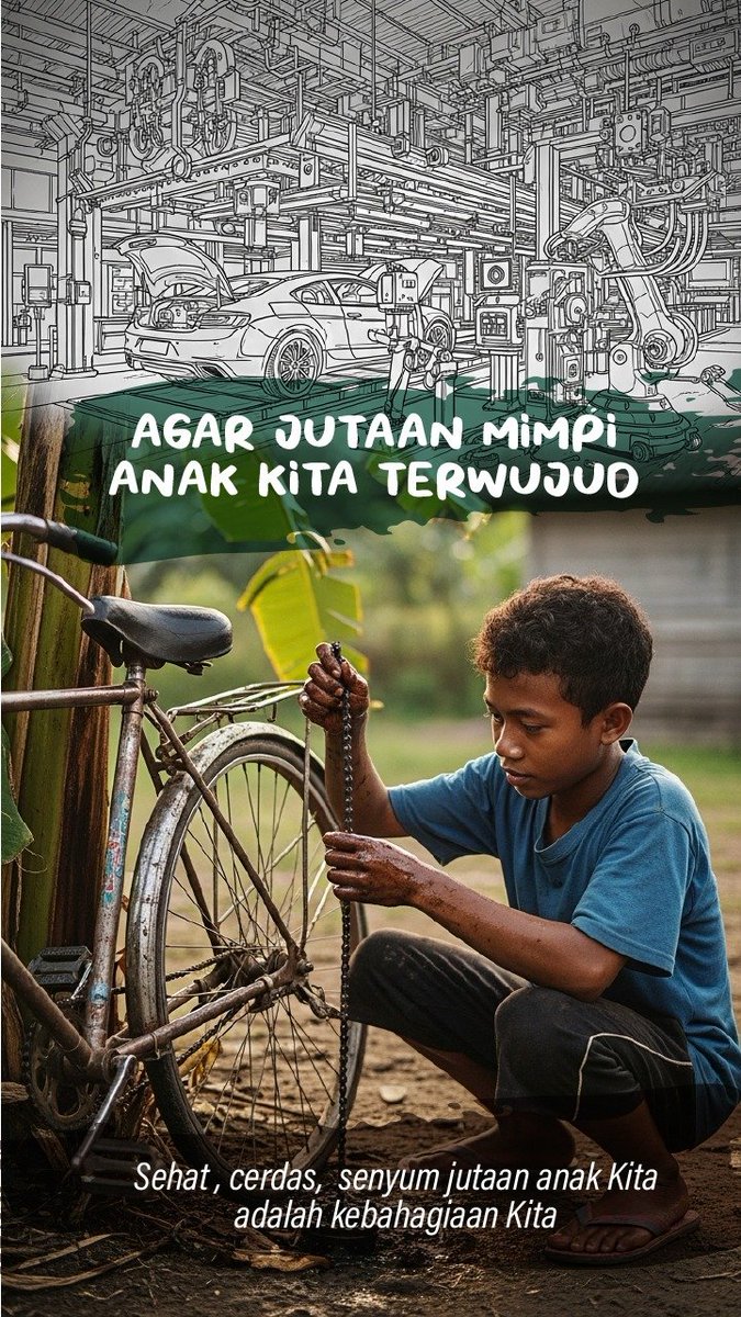 Sobat, setiap buah hati adalah calon pemimpin &amp; pewaris negara. Mempersiapkan masa depan bangsa dimulai dari hal paling fundamental: memastikan santapan mereka bergizi lengkap sejak usia muda. Investasi paling berharga untuk Indonesia.

Pribadi TANGGUH SEHAT