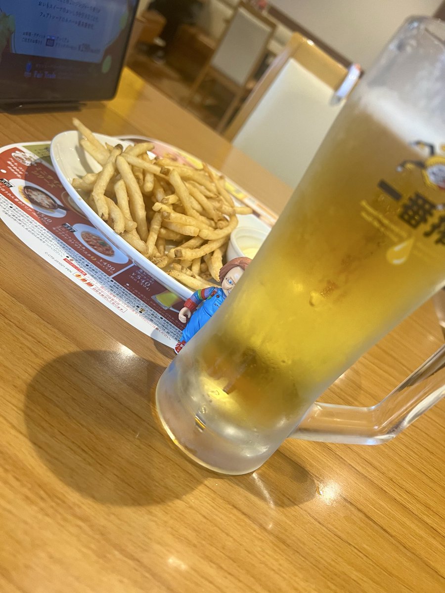 今日も。